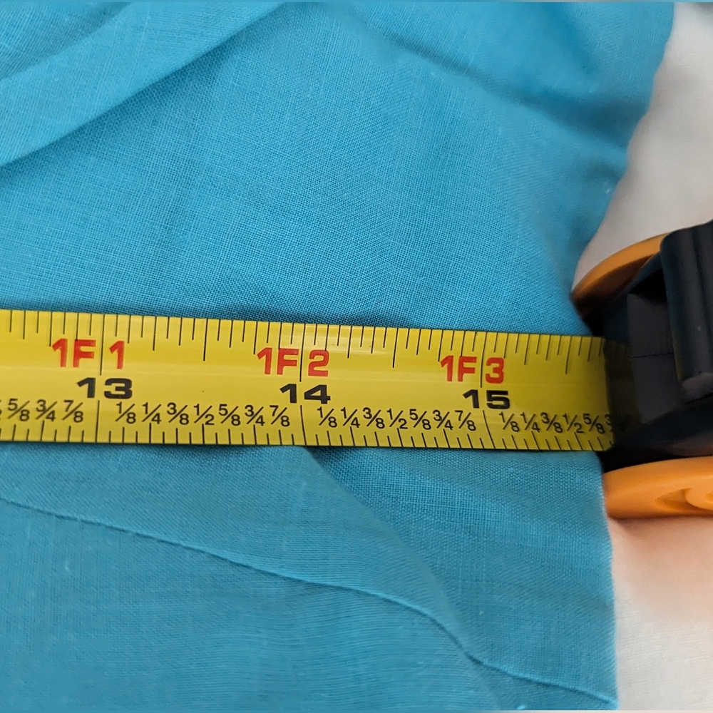 Solid Blue Lace Sari With Matching Blouse - image 5
